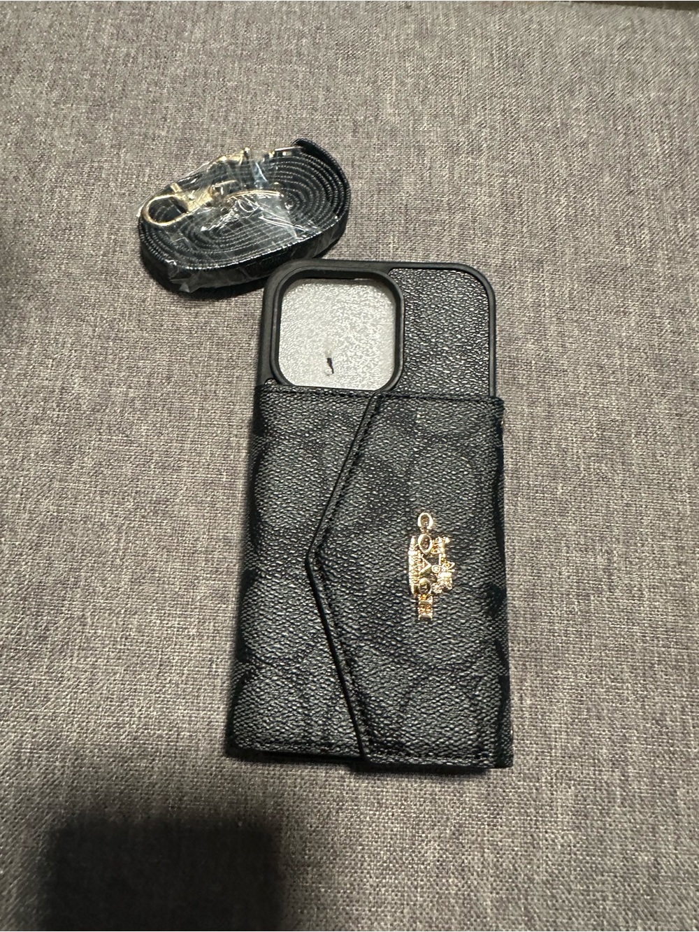 iPhone 14 Pro case with strap NWT